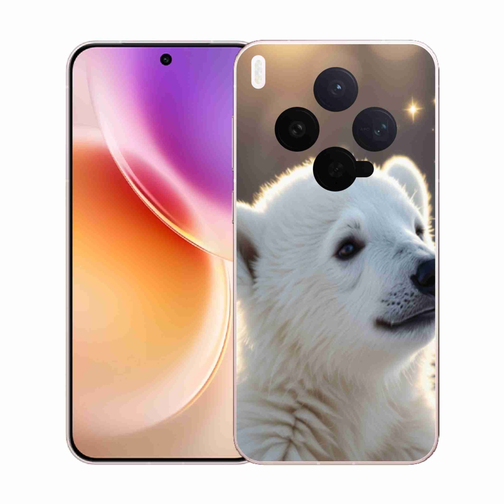 Gélový kryt mmCase na Vivo X300 5G - ľadový medveď
