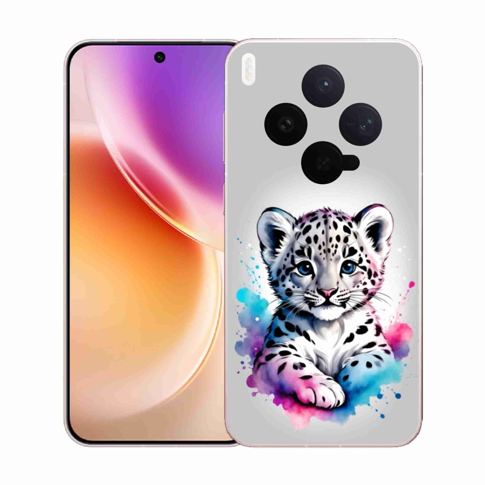 Gélový kryt mmCase na Vivo X300 5G - leopardej mláďa