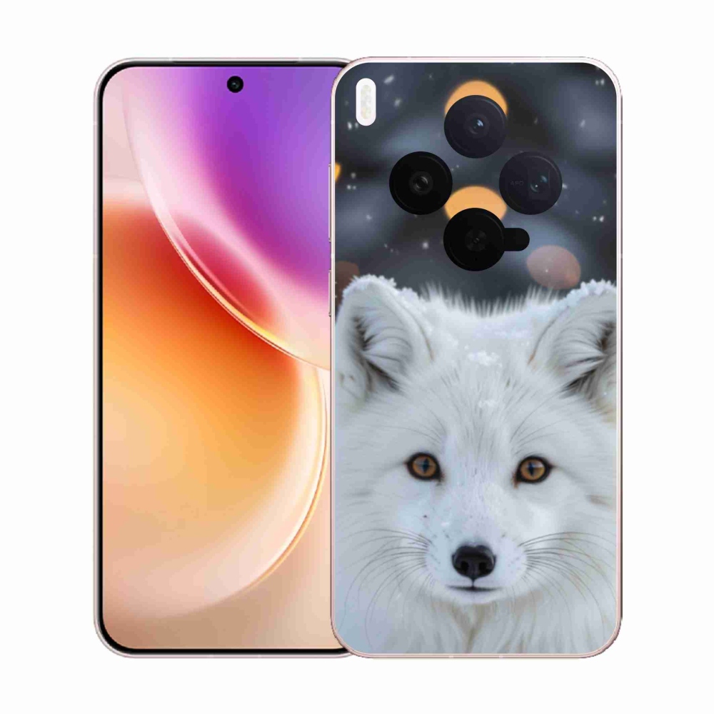 Gélový kryt mmCase na Vivo X300 5G - líška polárna