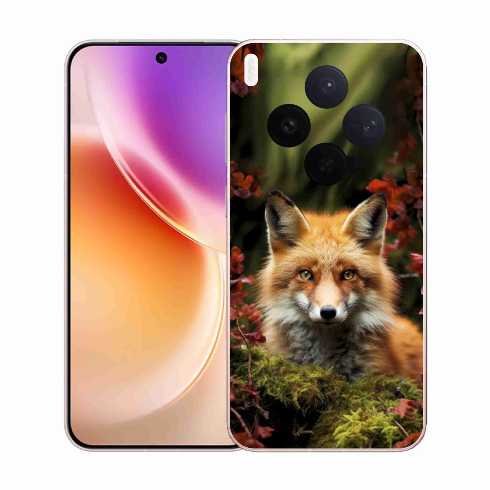 Gélový kryt mmCase na Vivo X300 5G - líška v lese