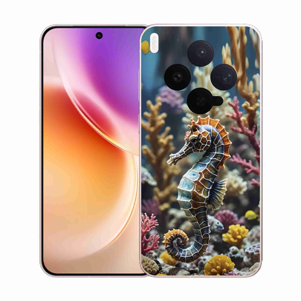 Gélový kryt mmCase na Vivo X300 5G - morský koník 2