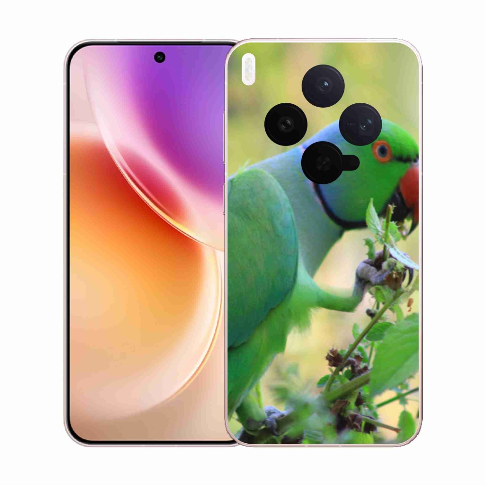 Gélový kryt mmCase na Vivo X300 5G - papagáj Alexandr