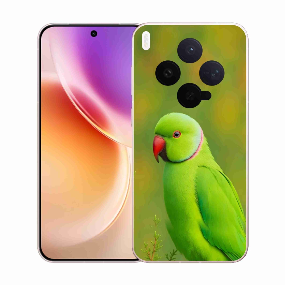 Gélový kryt mmCase na Vivo X300 5G - papagáj Alexandr 2