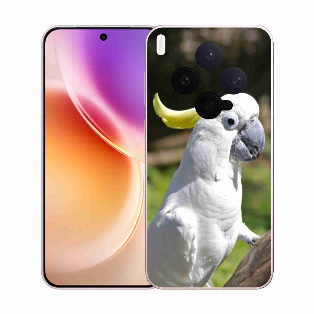 Gélový kryt mmCase na Vivo X300 5G - papagáj kakadu 2