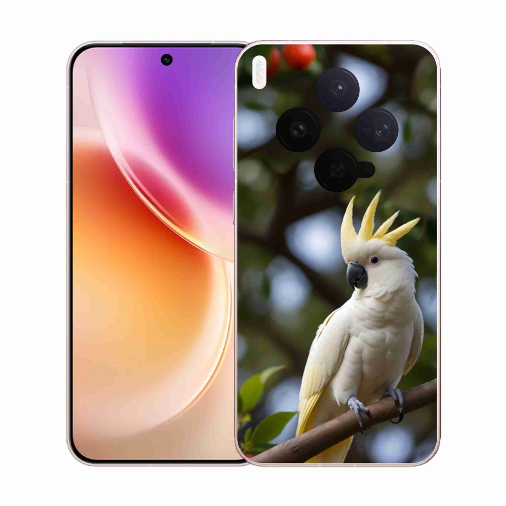 Gélový kryt mmCase na Vivo X300 5G - papagáj kakadu 3