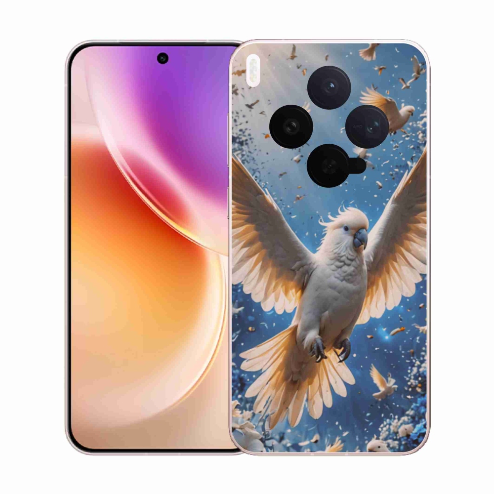 Gélový kryt mmCase na Vivo X300 5G - papagáj kakadu