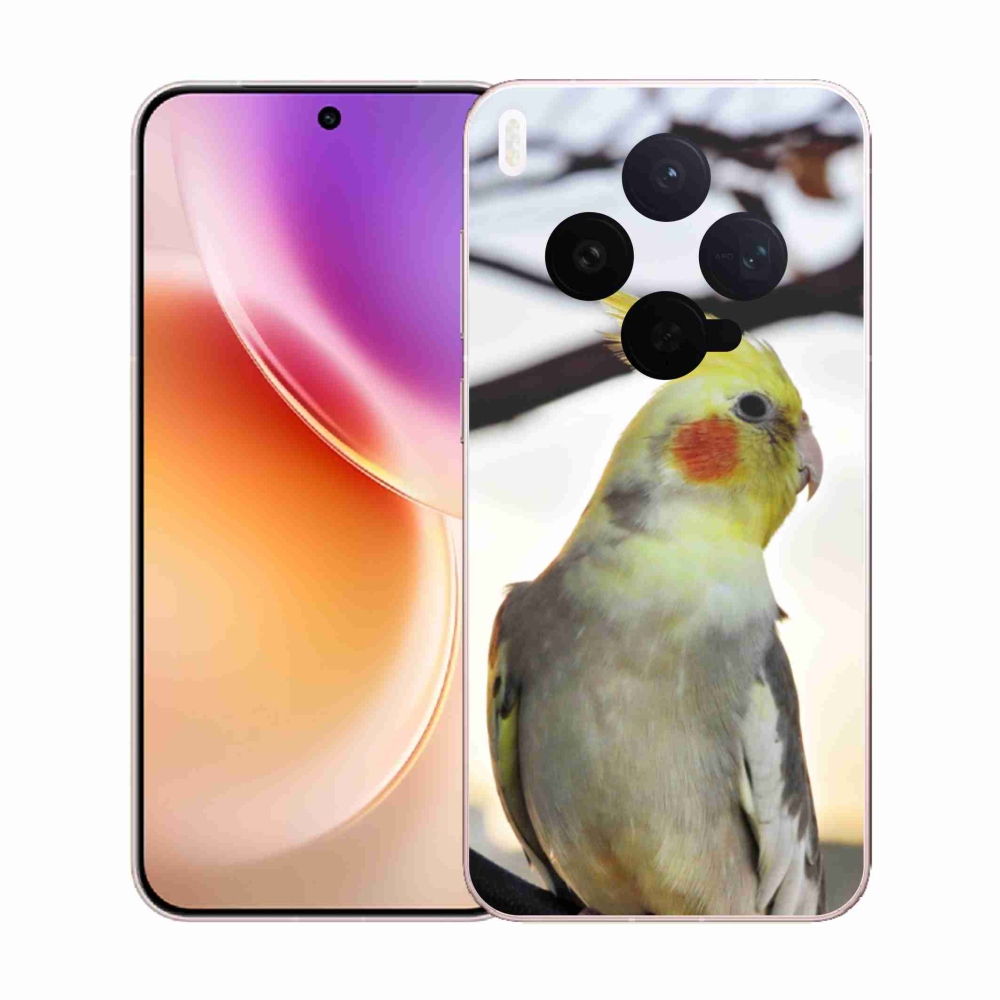 Gélový kryt mmCase na Vivo X300 5G - papagáj korela