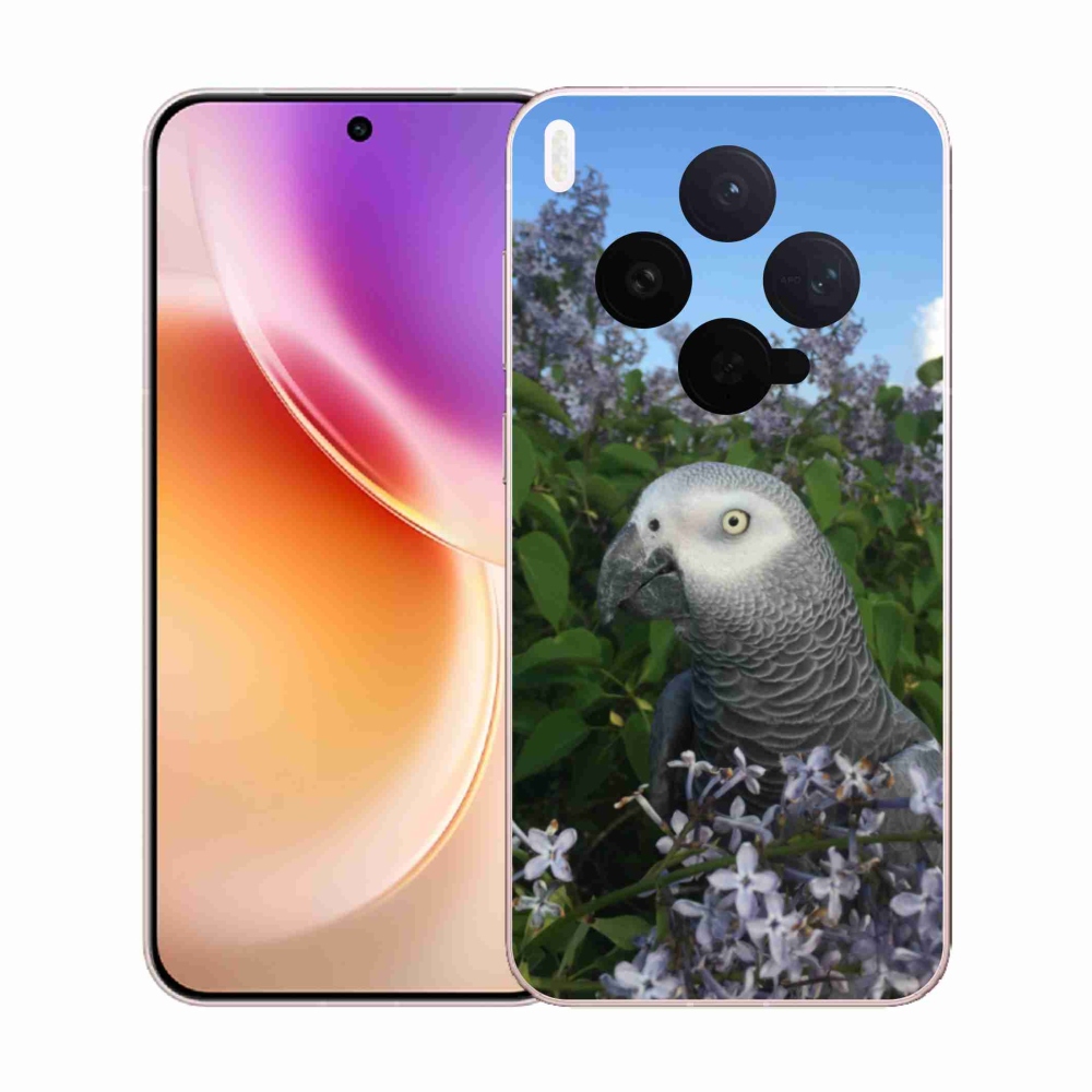 Gélový kryt mmCase na Vivo X300 5G - papagáj žako