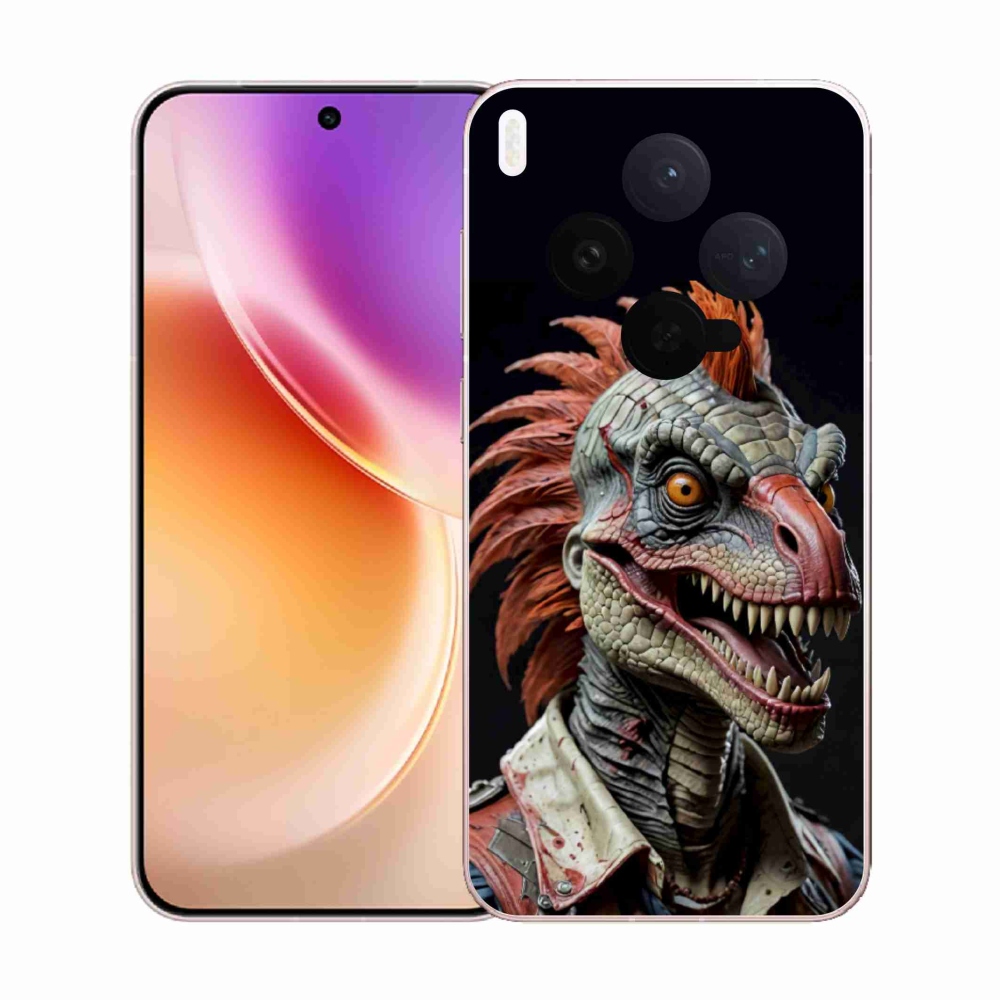 Gélový kryt mmCase na Vivo X300 5G - punk dinosaurus