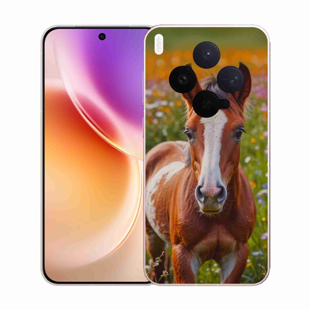 Gélový kryt mmCase na Vivo X300 5G - roztomilé žriebä