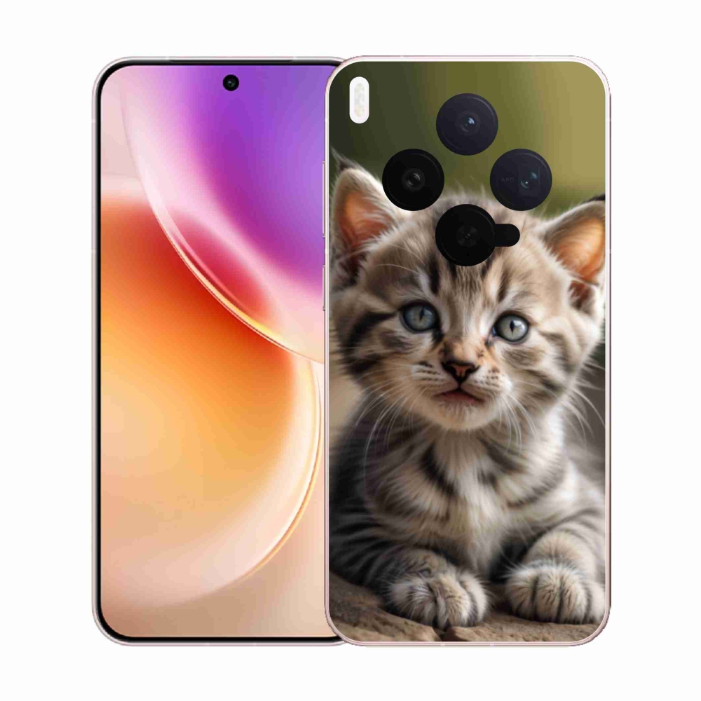 Gélový kryt mmCase na Vivo X300 5G - roztomilé mačiatko 9