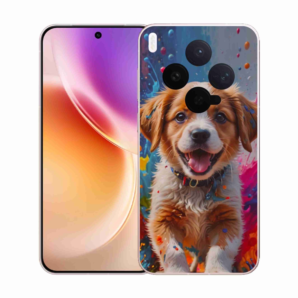 Gélový kryt mmCase na Vivo X300 5G - roztomilé šteňa 3