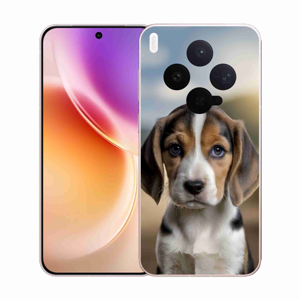 Gélový kryt mmCase na Vivo X300 5G - roztomilý bígl