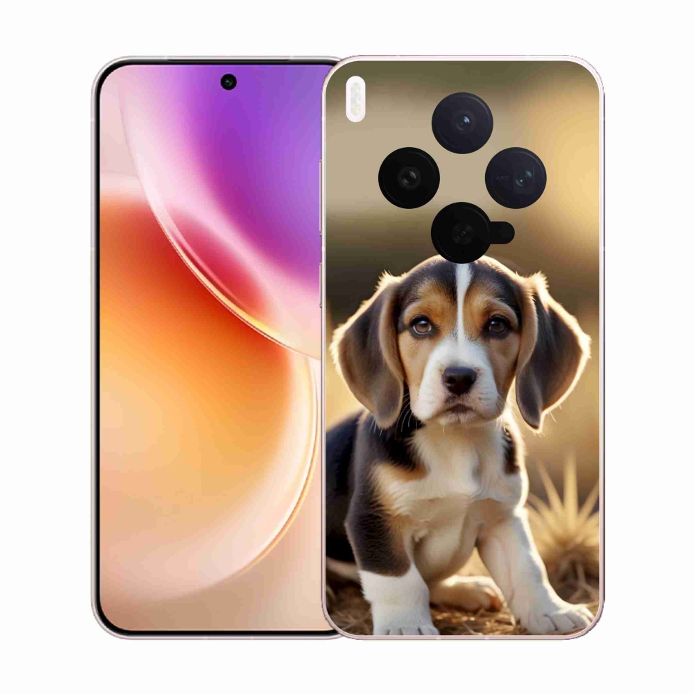 Gélový kryt mmCase na Vivo X300 5G - roztomilý bígl