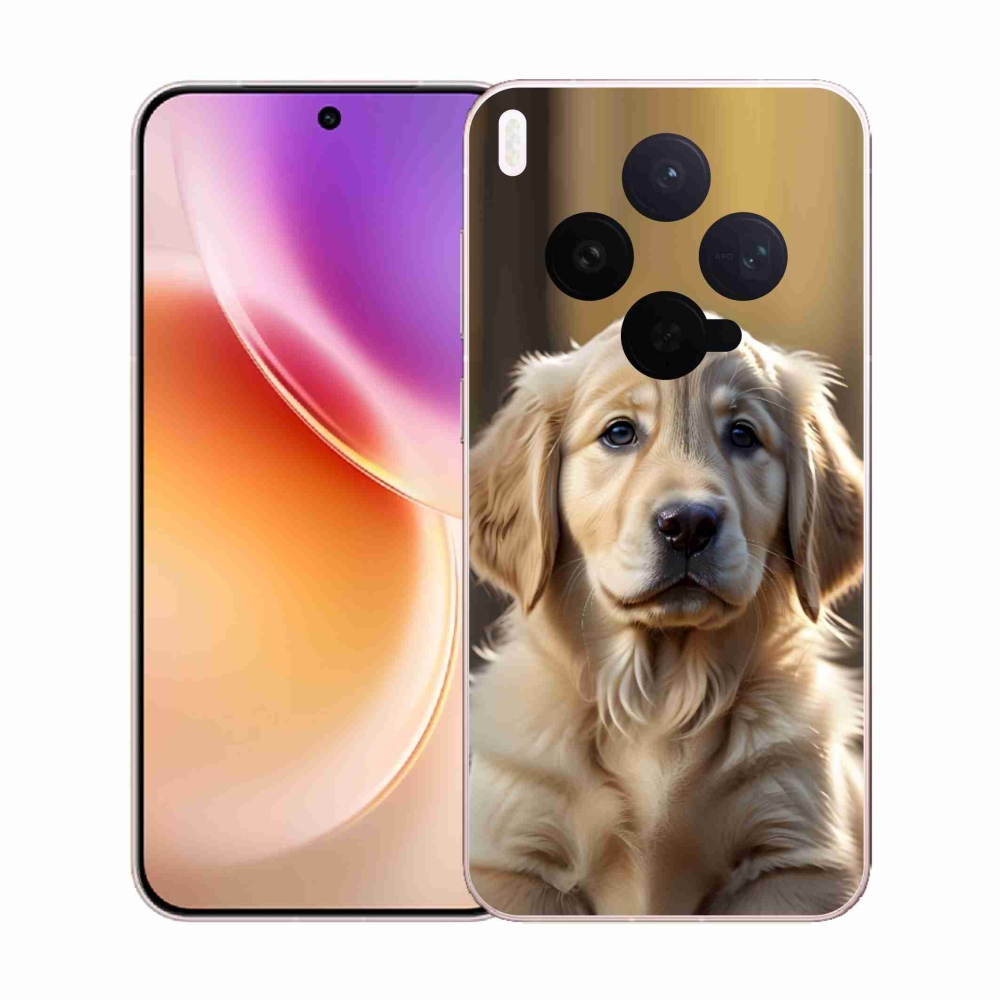 Gélový kryt mmCase na Vivo X300 5G - roztomilý zlatý retriever