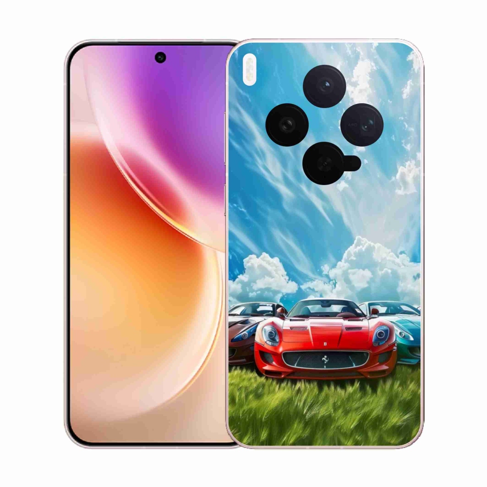 Gélový kryt mmCase na Vivo X300 5G - športové vozidlá