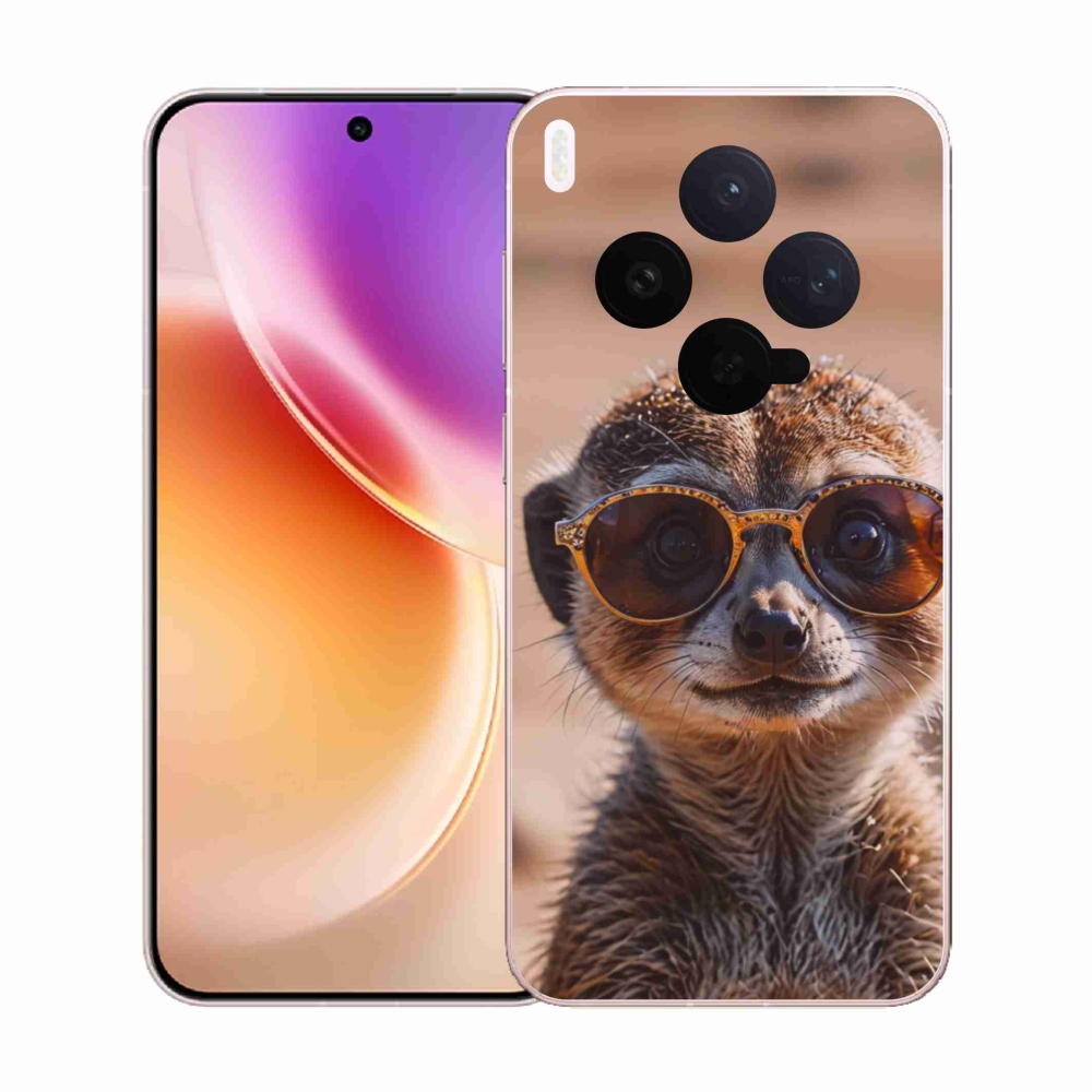 Gélový kryt mmCase na Vivo X300 5G - štýlová surikata