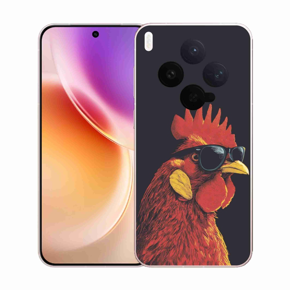 Gélový kryt mmCase na Vivo X300 5G - štýlový kohút