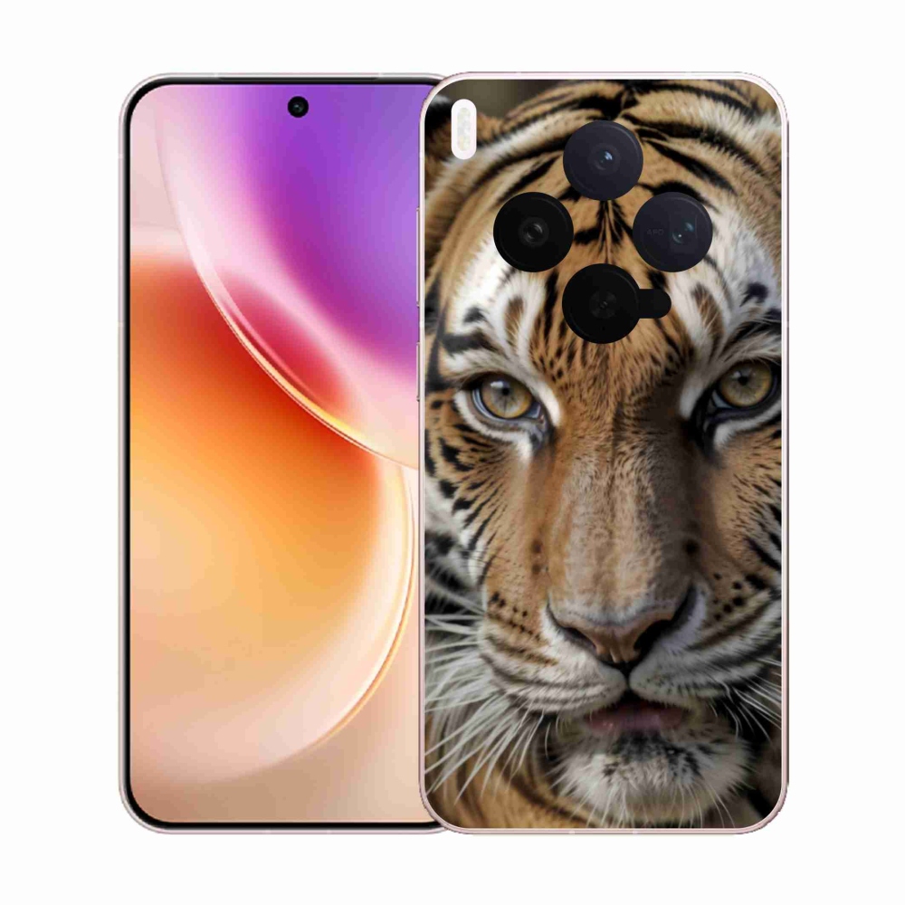 Gélový kryt mmCase na Vivo X300 5G - tigrie pohľad