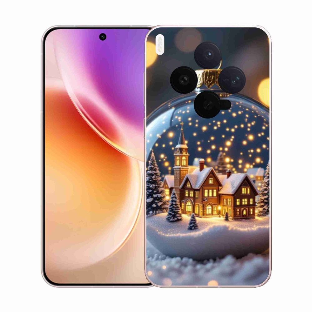 Gélový kryt mmCase na Vivo X300 5G - vianočné gule 4