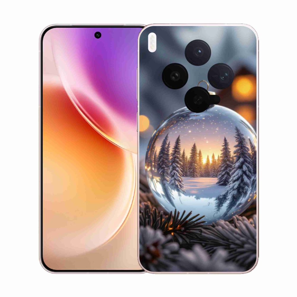 Gélový kryt mmCase na Vivo X300 5G - vianočná ozdoba