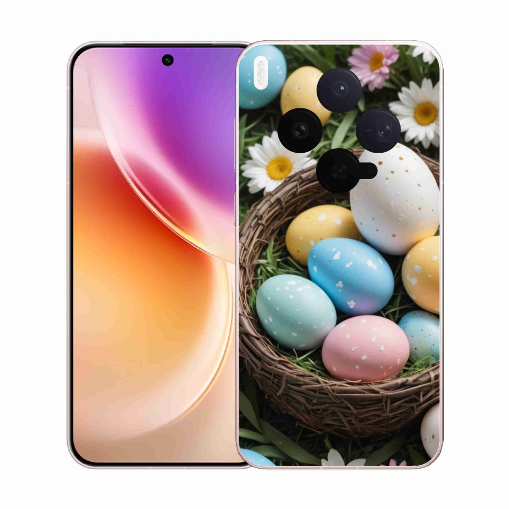 Gélový kryt mmCase na Vivo X300 5G - veľkonočné vajíčka 2