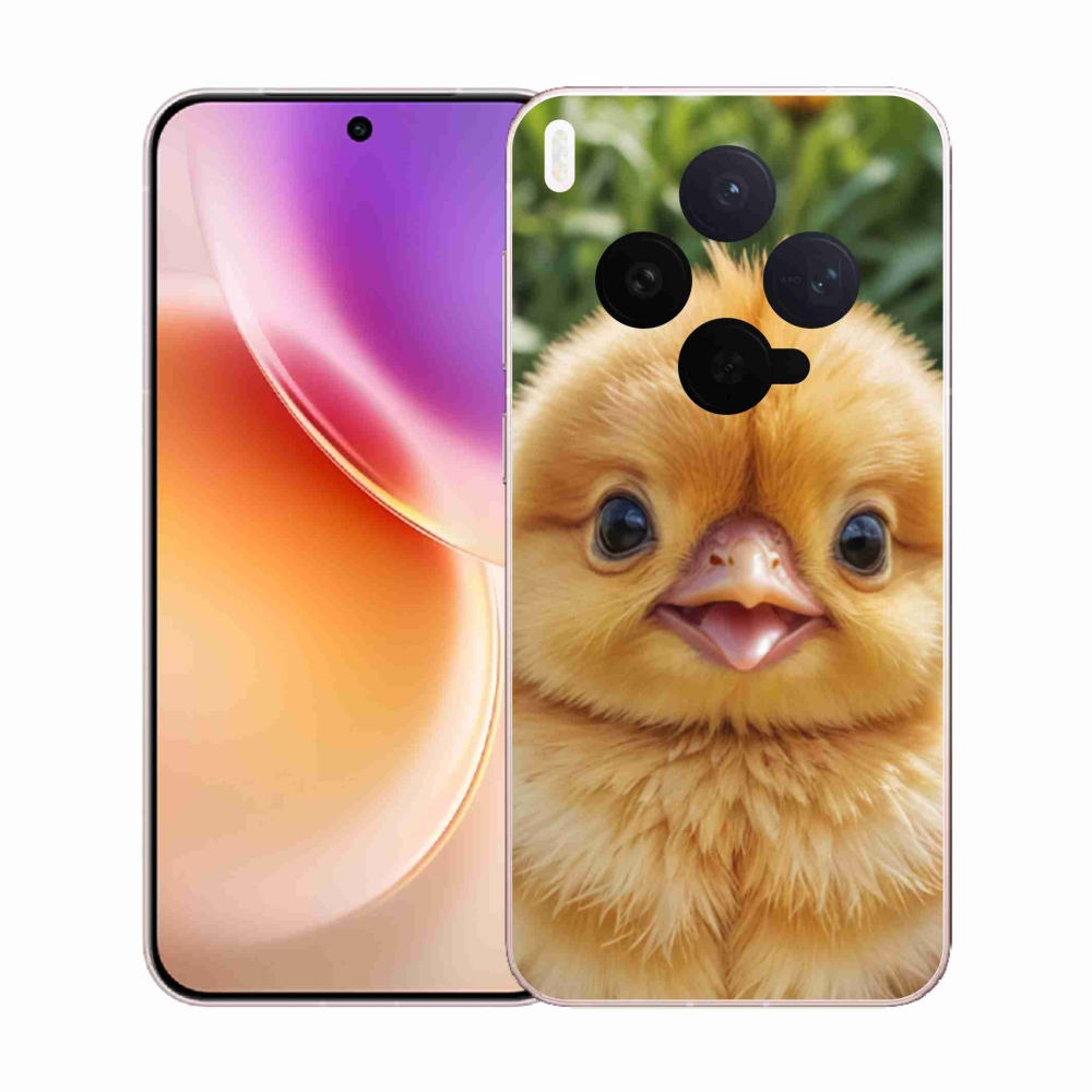 Gélový kryt mmCase na Vivo X300 5G - veselé kuriatko