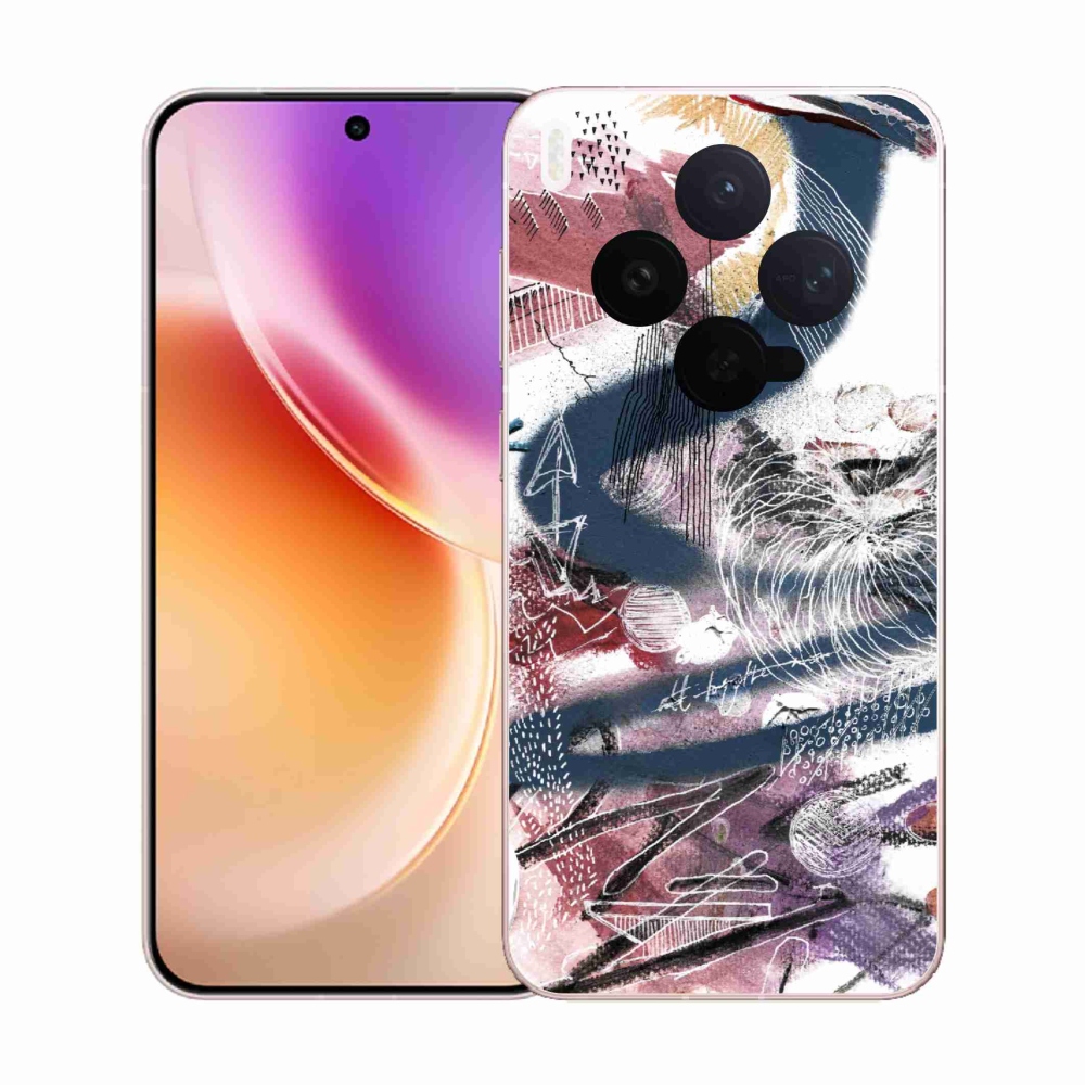 Gélový kryt mmCase na Vivo X300 - abstraktný motív 28