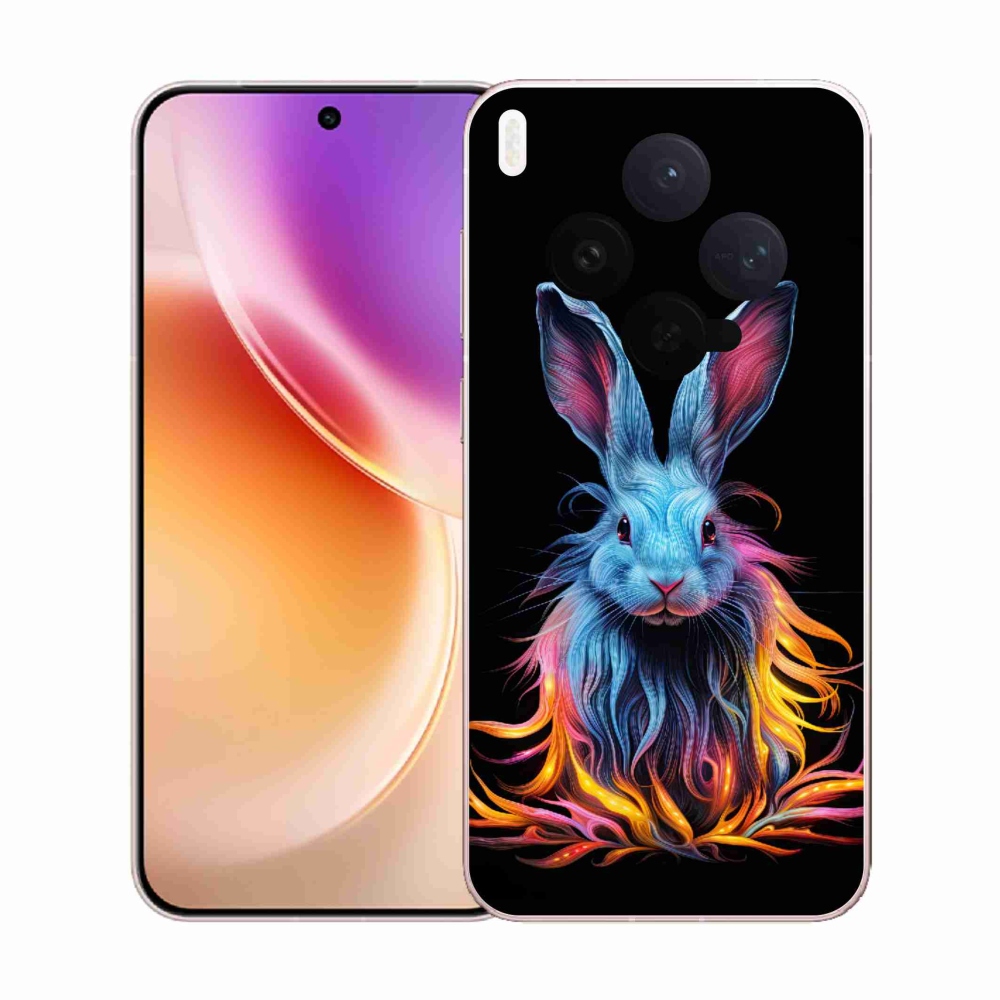 Gélový kryt mmCase na Vivo X300 - abstraktný zajac