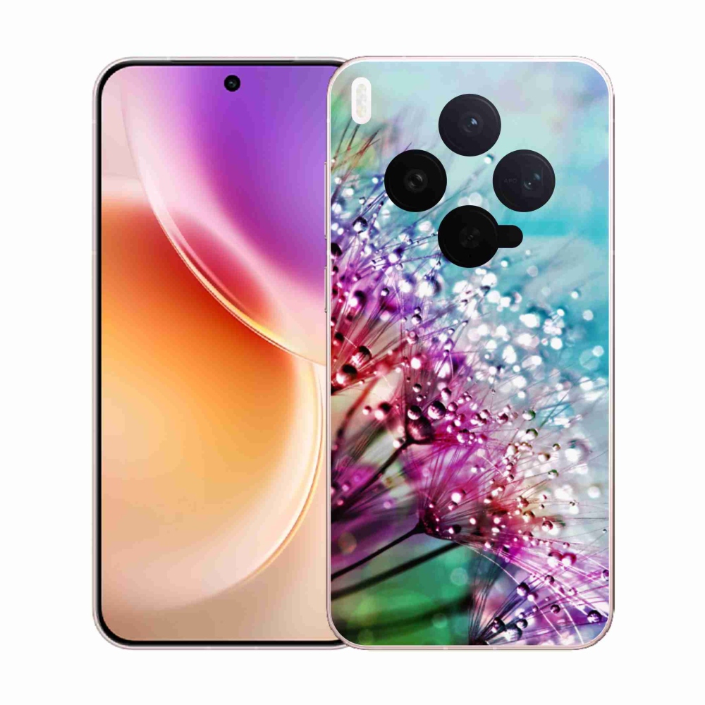 Gélový kryt mmCase na Vivo X300 - farebné kvety