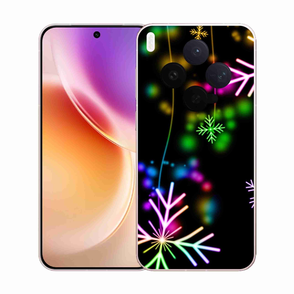 Gélový kryt mmCase na Vivo X300 - farebné vločky