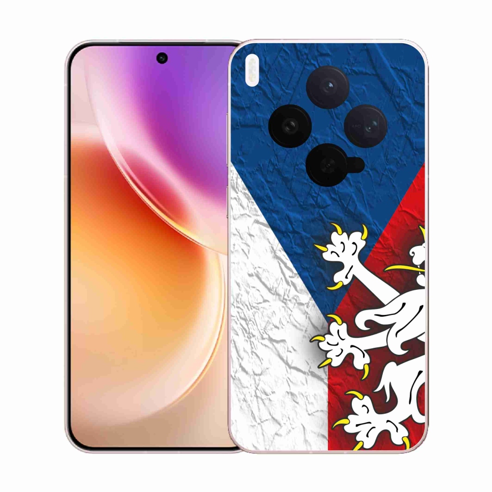 Gélový kryt mmCase na Vivo X300 - česká vlajka 1