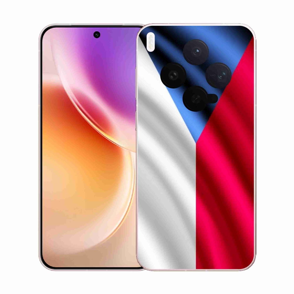 Gélový kryt mmCase na Vivo X300 - česká vlajka