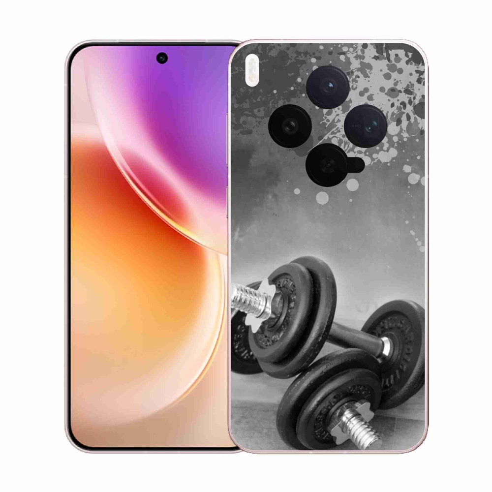 Gélový kryt mmCase na Vivo X300 - činky 1