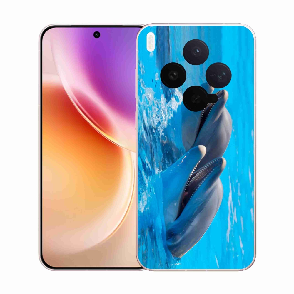 Gélový kryt mmCase na Vivo X300 - delfíny