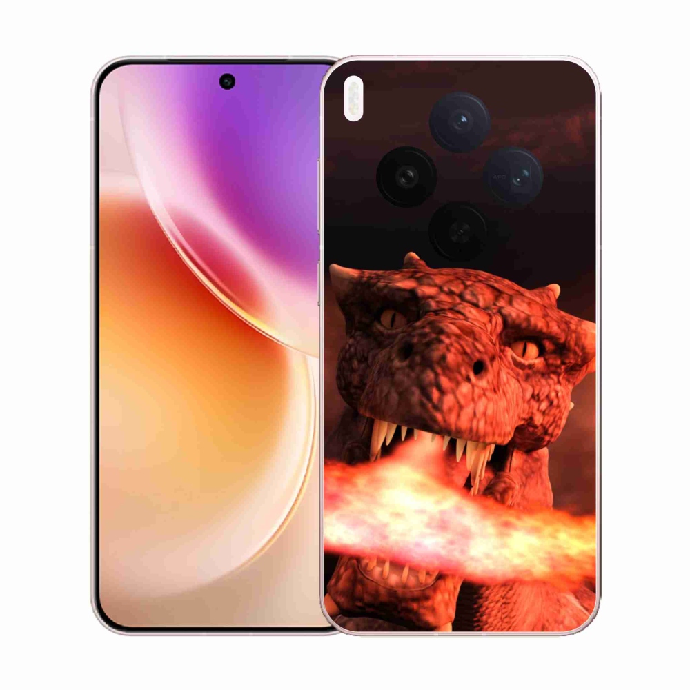 Gélový kryt mmCase na Vivo X300 - drak