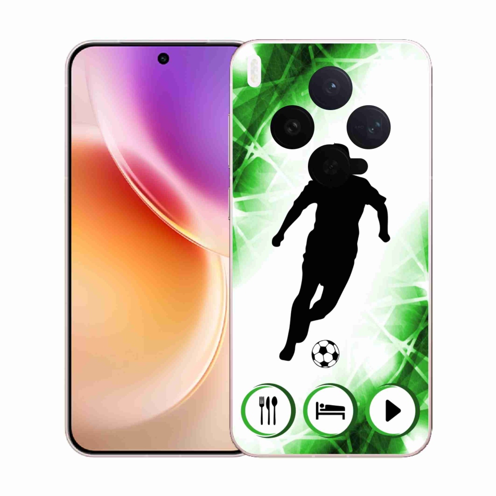 Gélový kryt mmCase na Vivo X300 - futbalista