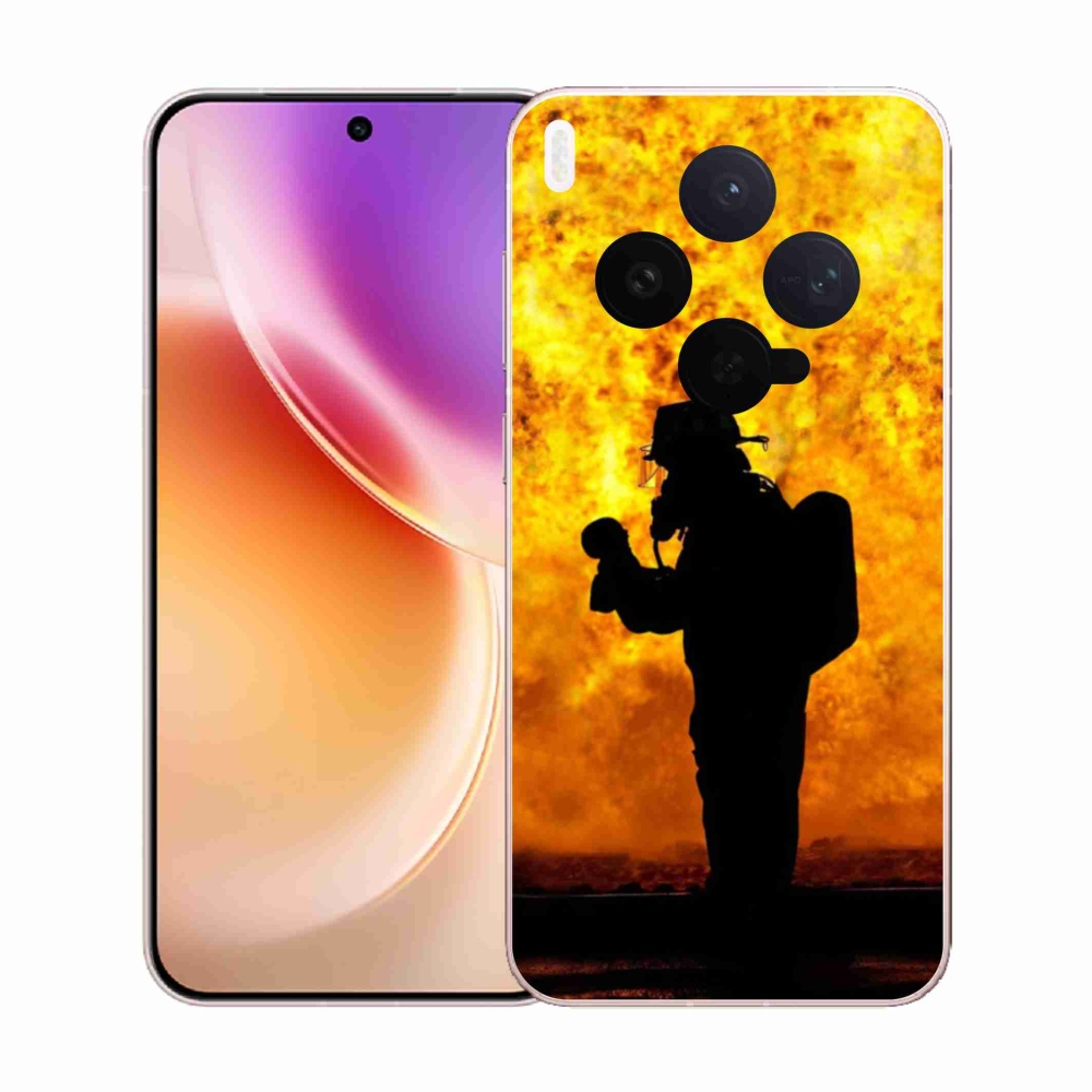 Gélový kryt mmCase na Vivo X300 - hasič