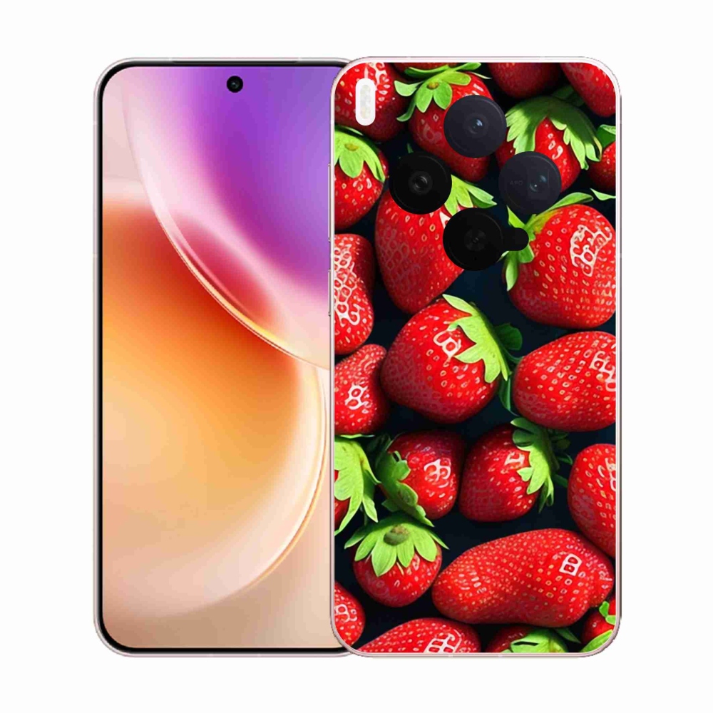 Gélový kryt mmCase na Vivo X300 - jahody