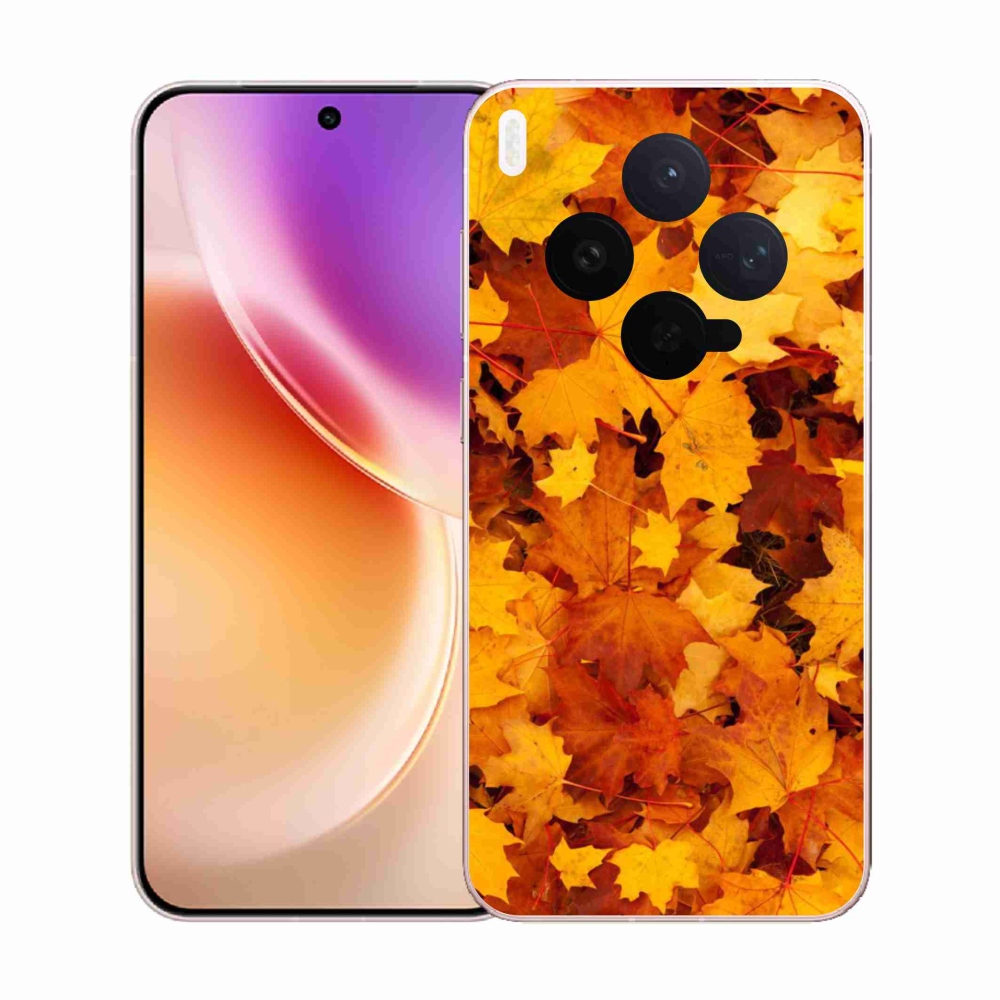 Gélový kryt mmCase na Vivo X300 - javorové listy