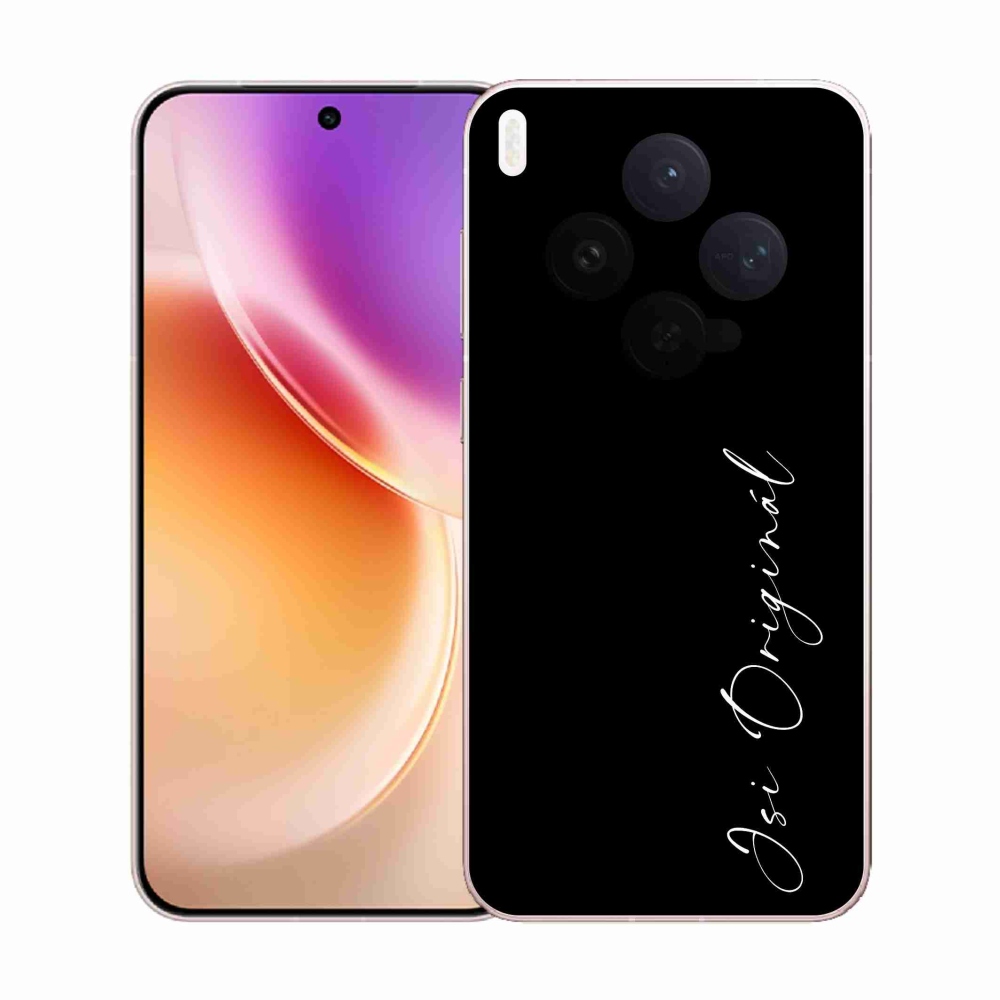 Gélový kryt mmCase na Vivo X300 - si originál čierne pozadie