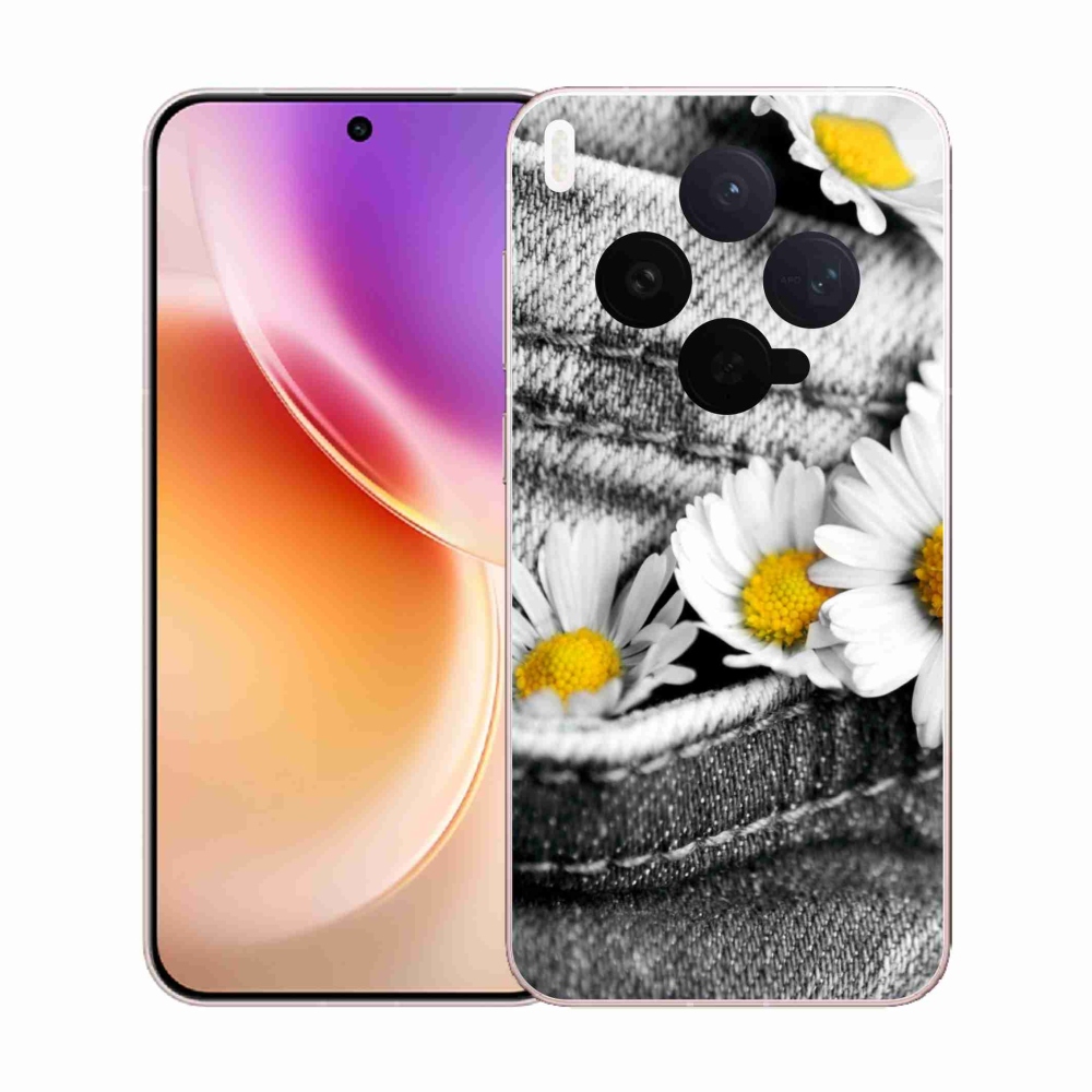 Gélový kryt mmCase na Vivo X300 - margarétky