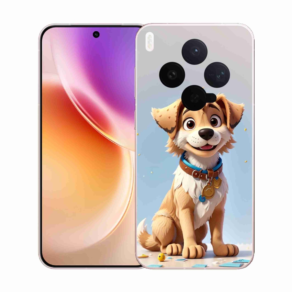 Gélový kryt mmCase na Vivo X300 - kreslené šteňa
