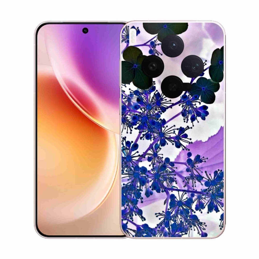 Gélový kryt mmCase na Vivo X300 - kvet hortenzie