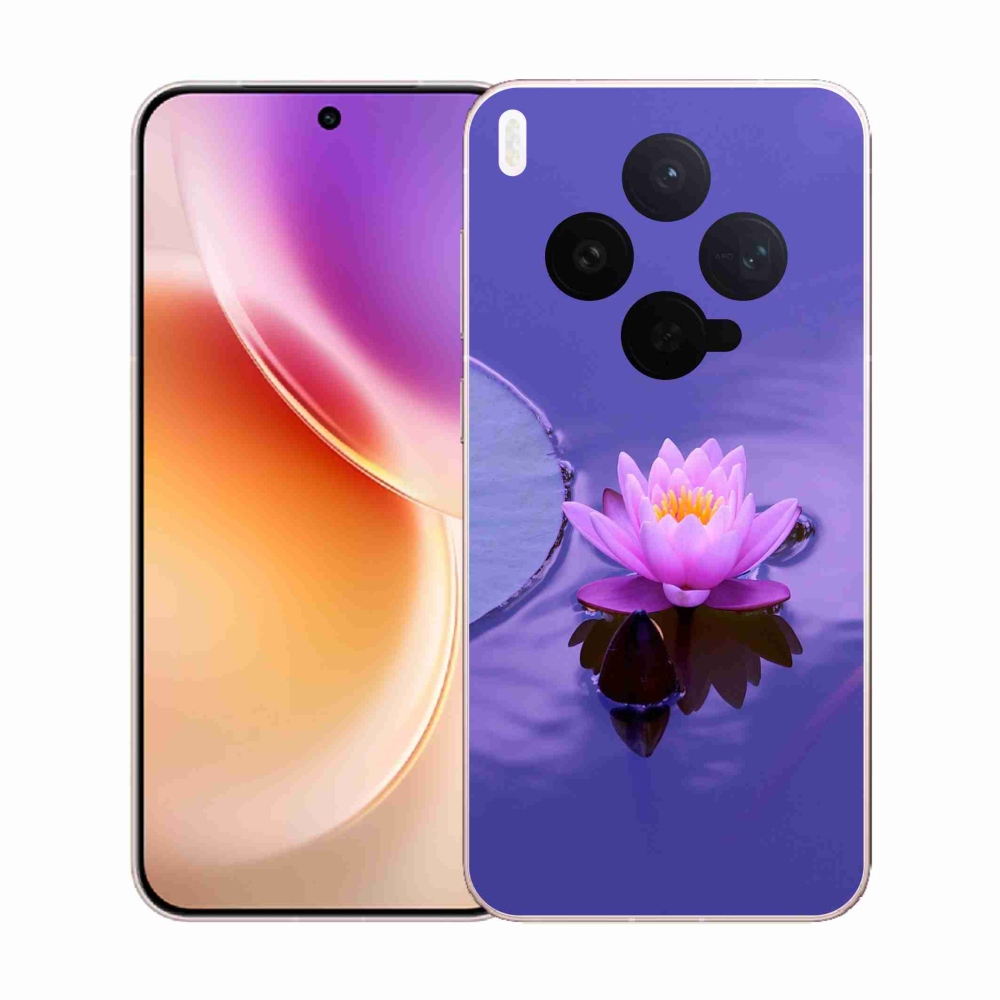 Gélový kryt mmCase na Vivo X300 - kvet na hladine