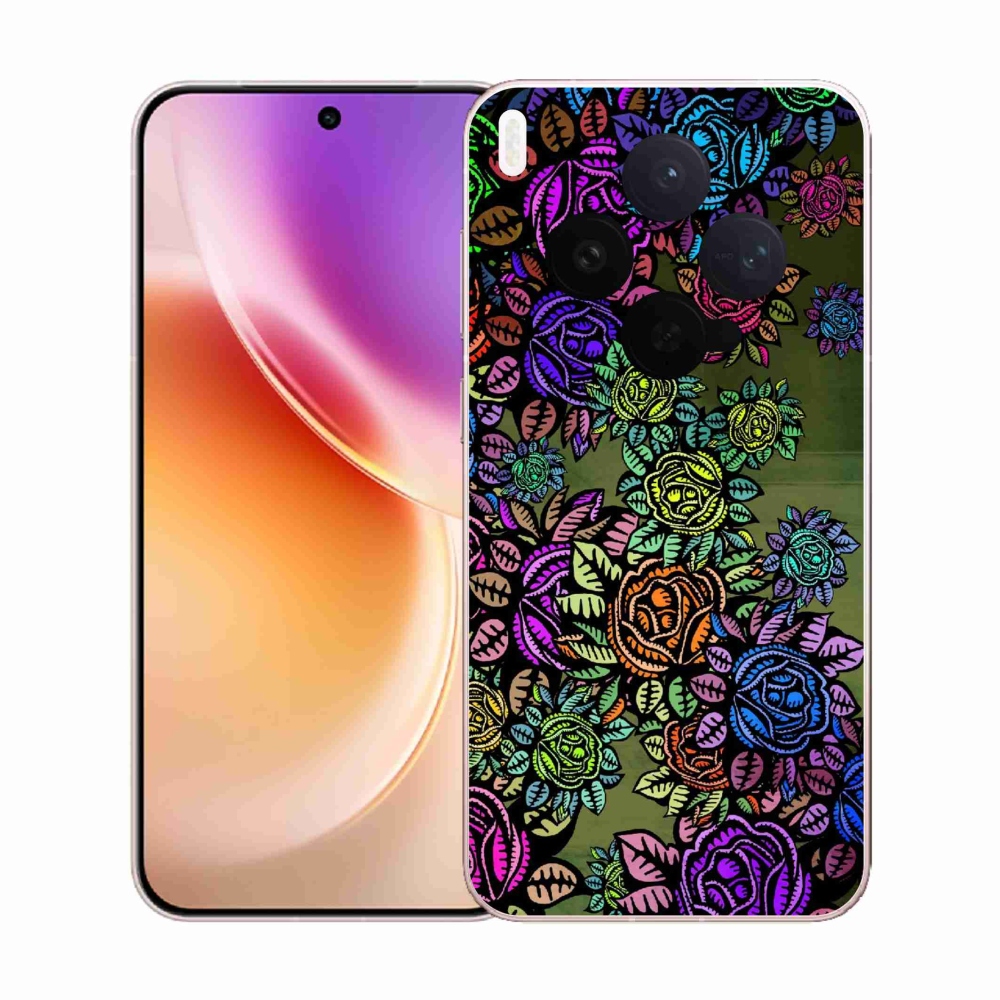 Gélový kryt mmCase na Vivo X300 - kvety 6