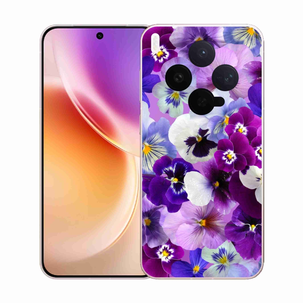 Gélový kryt mmCase na Vivo X300 - kvety 9