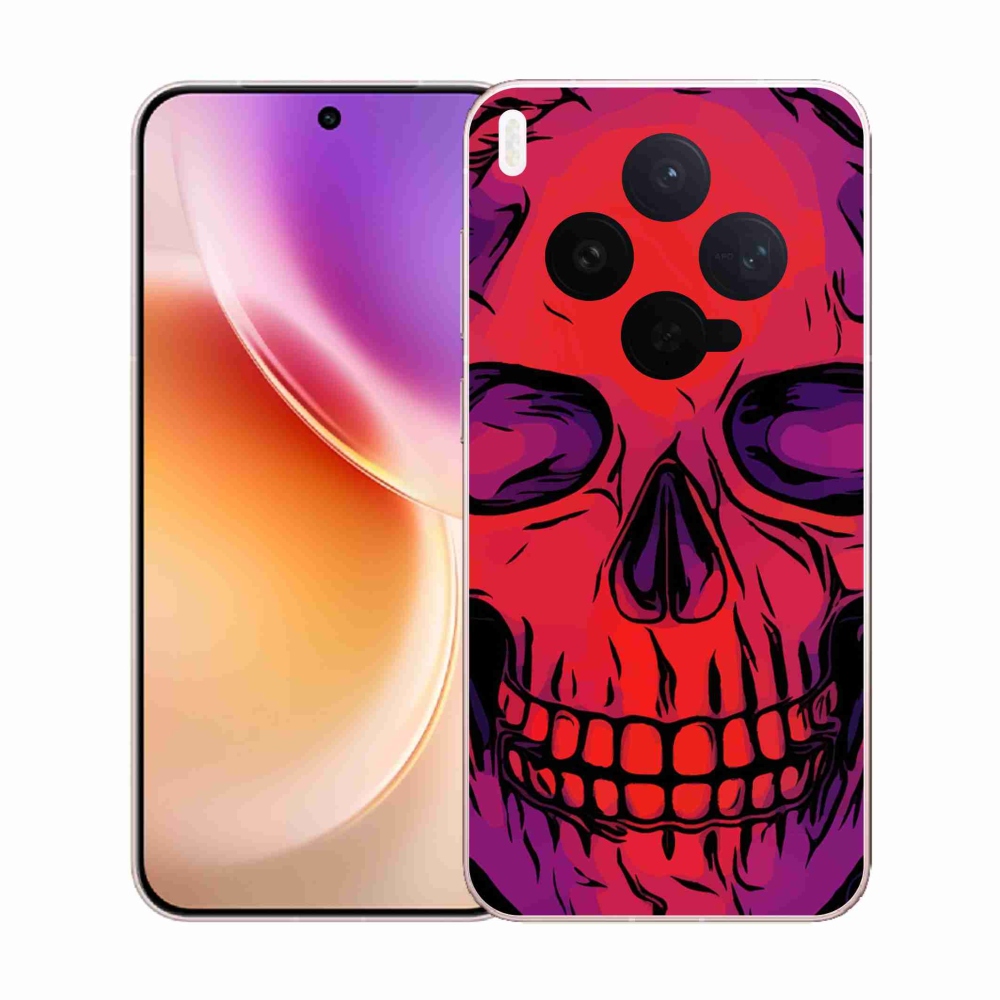 Gélový kryt mmCase na Vivo X300 - lebka