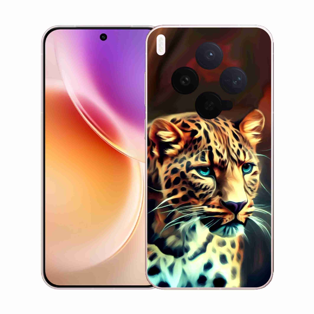 Gélový kryt mmCase na Vivo X300 - leopard