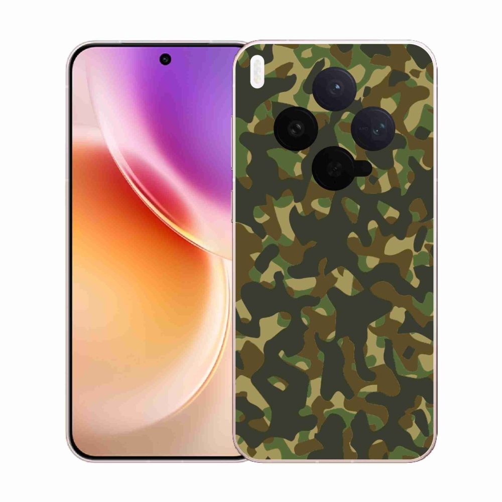 Gélový kryt mmCase na Vivo X300 - maskáčový vzor 1